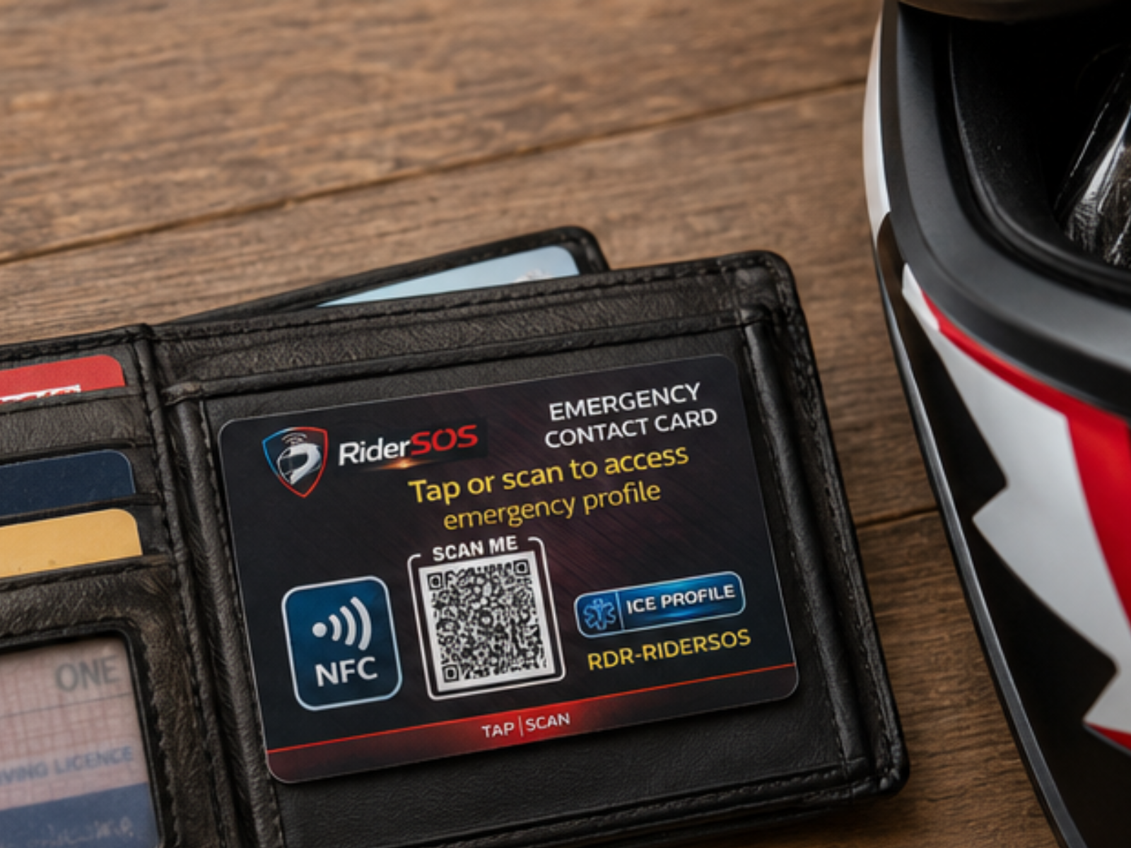 RiderSOS Emergency NFC Card - thumbnail 4